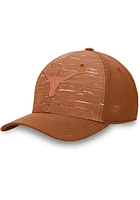 Top of the World Texas Longhorns Mens Burnt Orange Verdure Design 2 Style Flex Hat