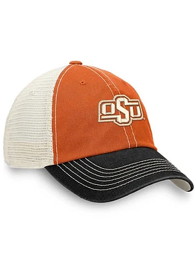 Top of the World Oklahoma State Cowboys Orange Offroad Meshback Youth Adjustable Hat