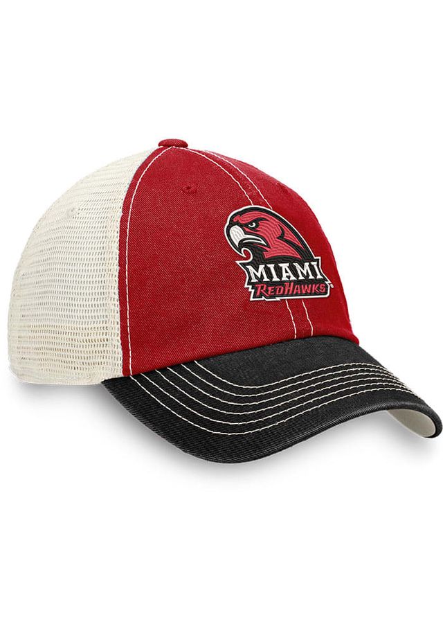 Top of the World Miami RedHawks Red Offroad Meshback Youth Adjustable Hat