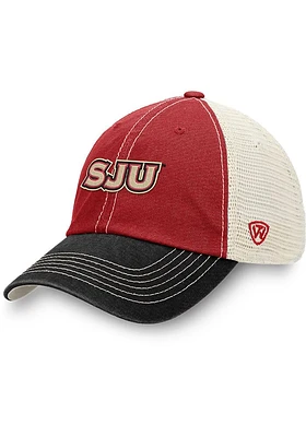 Top of the World Saint Josephs Hawks Red Offroad Meshback Youth Adjustable Hat