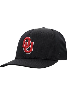 Top of the World Oklahoma Sooners Mens Black Reflex One-Fit Flex Hat