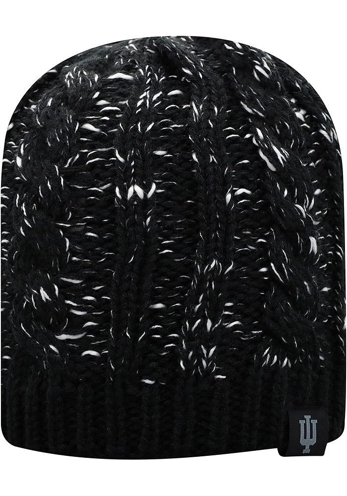 Top of the World Indiana Hoosiers Black Speck Design Womens Knit Hat