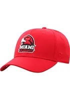 Top of the World Miami RedHawks Mens Red Premium Collection One-Fit Design Flex Hat