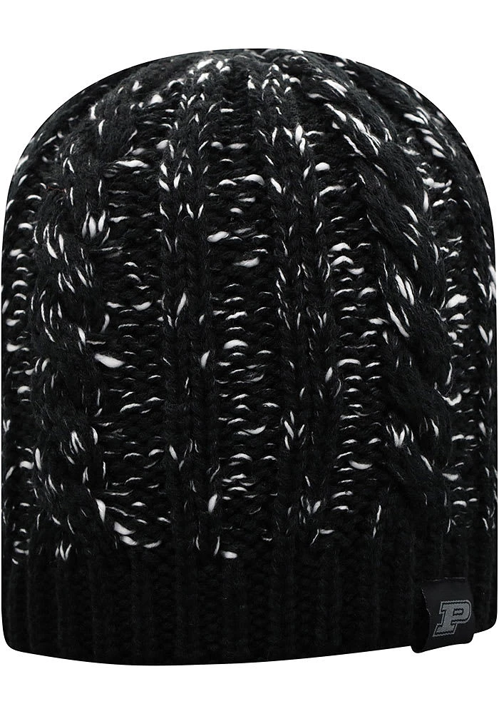 Top of the World Purdue Boilermakers Black Speck Womens Knit Hat