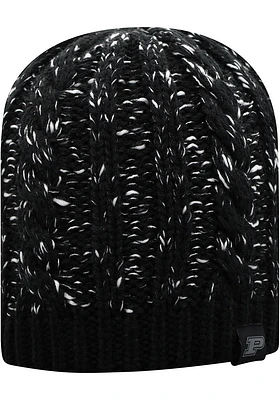 Top of the World Purdue Boilermakers Black Speck Womens Knit Hat