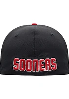 Top of the World Oklahoma Sooners Mens Black Reflex 2T Flex Hat