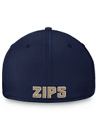 Top of the World Akron Zips Mens Navy Blue Reflex One-Fit Design Logo Flex Hat