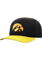 Top of the World Iowa Hawkeyes Mens Black Reflex One-Fit Flex Hat