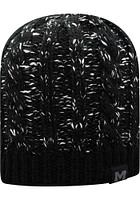 Top of the World Michigan Wolverines Black Speck Beanie Design Womens Knit Hat