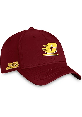 Top of the World Central Michigan Chippewas Mens Maroon Reflex One-Fit Flex Hat