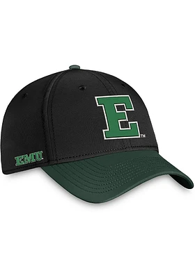 Top of the World Eastern Michigan Eagles Mens Black 2T Reflex One-Fit Design Flex Hat
