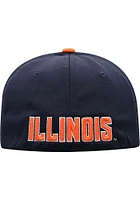 Top of the World Illinois Fighting Illini Mens Navy Blue 2T Reflex One-Fit Flex Hat