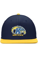 Top of the World Kent State Golden Flashes Navy Blue Maverick Youth Snapback Hat