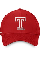 Top of the World Temple Owls Mens Maroon Reflex One-Fit Design Style Flex Hat
