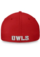 Top of the World Temple Owls Mens Maroon Reflex One-Fit Design Style Flex Hat