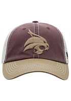 Top of the World Texas State Bobcats Offroad Meshback Adjustable Hat - Maroon