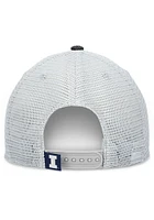 Top of the World Illinois Fighting Illini U Root Heathered State Style Design Adjustable Hat - Nav..