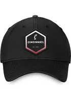 Top of the World Cincinnati Bearcats Mens Black Legend Flock Patch One-Fit Flex Hat