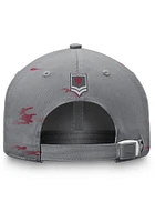 Top of the World Indiana Hoosiers OHT Flag Patch Tonal Camo Design Style Adjustable Hat - Grey
