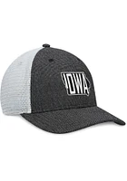 Top of the World Iowa Hawkeyes U Root Heathered State Trucker Adjustable Hat - Black