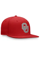 Top of the World Oklahoma Sooners Crimson True Classic Felt Logo Mens Snapback Hat