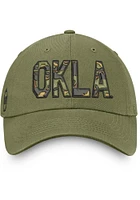 Top of the World Oklahoma Sooners OHT Camo Logo Adjustable Hat - Olive