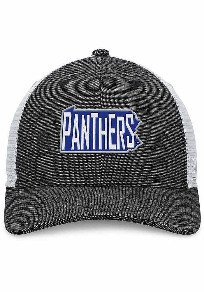 Top of the World Pitt Panthers U Root Heathered State Trucker Design Adjustable Hat - Blue