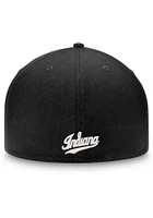 Top of the World Indiana Hoosiers Mens Black Iconic Flatbill One-Fit Design Logo Flex Hat