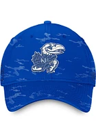 Top of the World Kansas Jayhawks Mens Blue OHT Tonal Camo One-Fit Style Flex Hat