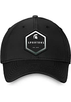 Top of the World Michigan State Spartans Mens Black Legend Flock Patch One-Fit Flex Hat