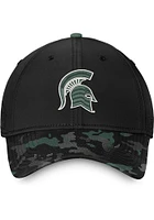 Top of the World Michigan State Spartans Mens Black OHT Tonal Camo One-Fit Design Flex Hat