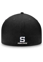Top of the World Penn State Nittany Lions Mens Black Iconic Flatbill One-Fit Classic Flex Hat