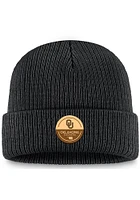 Top of the World Oklahoma Sooners Black U Root Patch Cuff Classic Mens Knit Hat