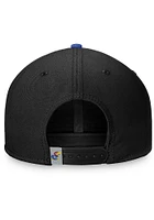 Top of the World Kansas Jayhawks Blue Iconic Side Patch 2T Design Mens Snapback Hat