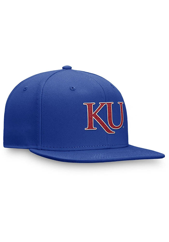Top of the World Kansas Jayhawks True Classic Tie Dye Trucker Adjustable Hat - Blue