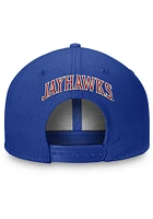 Top of the World Kansas Jayhawks True Classic Tie Dye Trucker Adjustable Hat - Blue