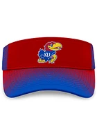 Top of the World Kansas Jayhawks Mens Blue Iconic Gradient Style Adjustable Visor