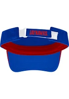 Top of the World Kansas Jayhawks Mens Blue Iconic Gradient Style Adjustable Visor