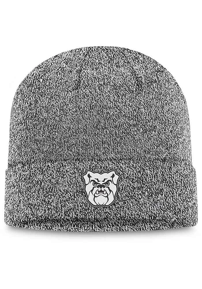 Top of the World Butler Bulldogs Grey Heather Gray Tonal Logo Cuff Design Mens Knit Hat