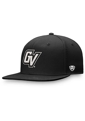 Top of the World Grand Valley State Lakers Mens Black Iconic Flatbill One-Fit Design Flex Hat
