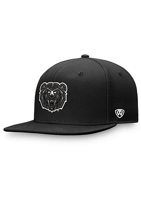Top of the World Missouri State Bears Mens Black Iconic Flatbill One-Fit Design Flex Hat