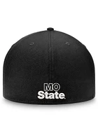 Top of the World Missouri State Bears Mens Black Iconic Flatbill One-Fit Design Flex Hat