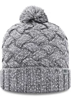 Top of the World Wichita State Shockers Grey Primary Patch Cuff Pom Womens Knit Hat