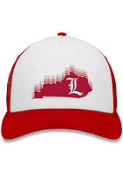 Top of the World Louisville Cardinals U Root State Trucker Adjustable Hat - White