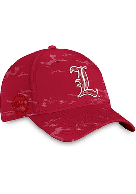 Top of the World Louisville Cardinals Mens Red OHT Camo One-Fit Classic Flex Hat