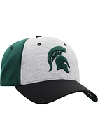 Top of the World Michigan State Spartans Mens Green Bring It One-Fit Classic Design Flex Hat