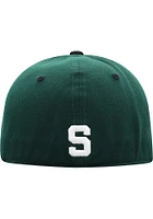 Top of the World Michigan State Spartans Mens Green Bring It One-Fit Classic Design Flex Hat