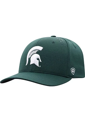 Top of the World Michigan State Spartans Mens Green Reflex 2.0 One-Fit Flex Hat