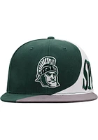Top of the World Michigan State Spartans Green Tidal Wave Mens Snapback Hat