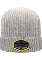Top of the World Michigan Wolverines Grey Alp Cuff Mens Knit Hat